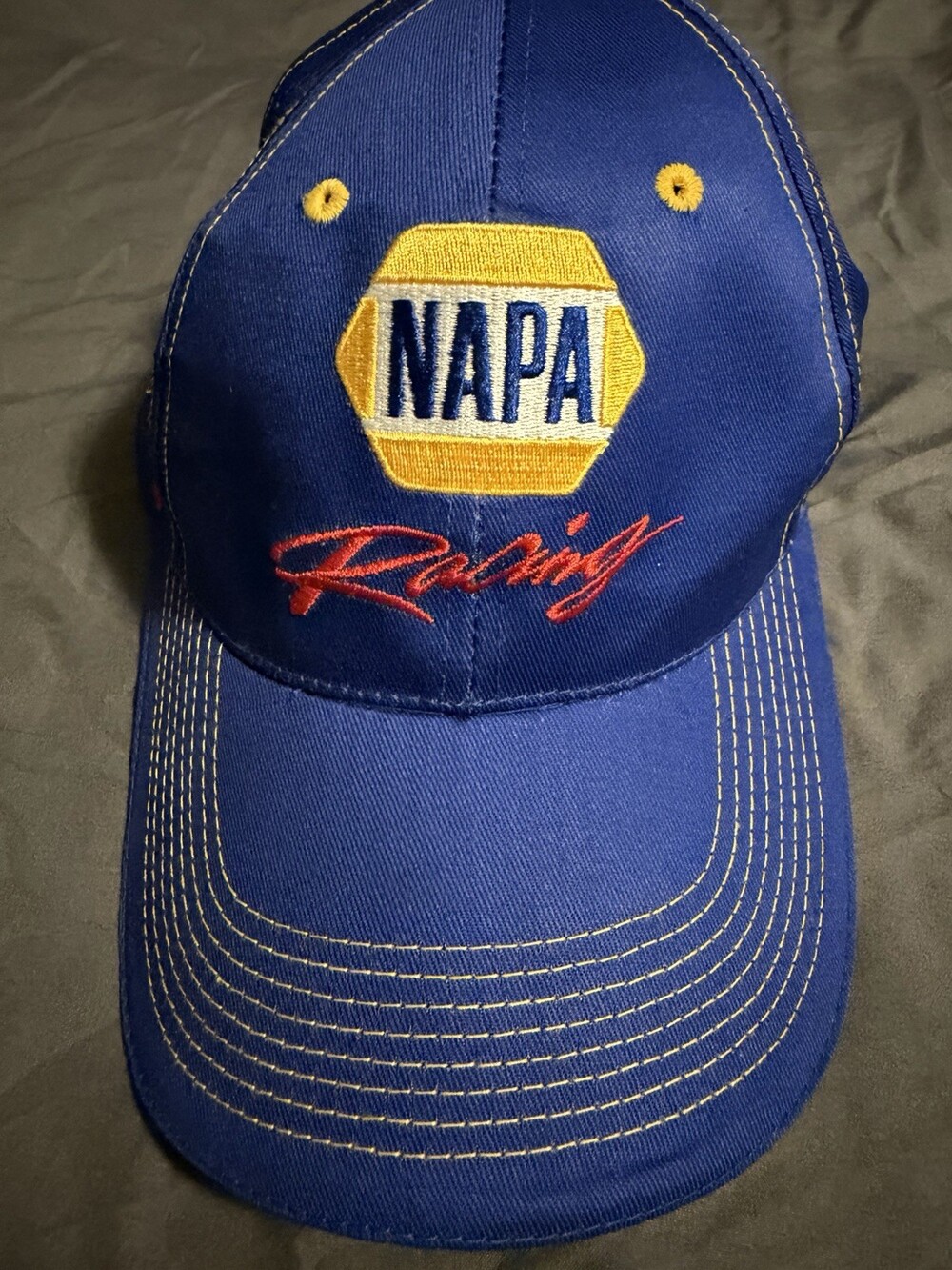 Vintage NAPA Racing Bill Davis Racing Adjustable Hat NASCAR Get The Good Stuff